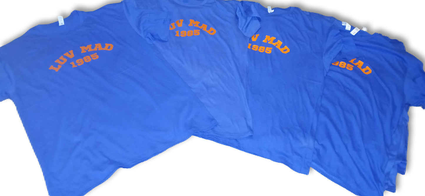 Orange N Blue Skies Cotton Ts