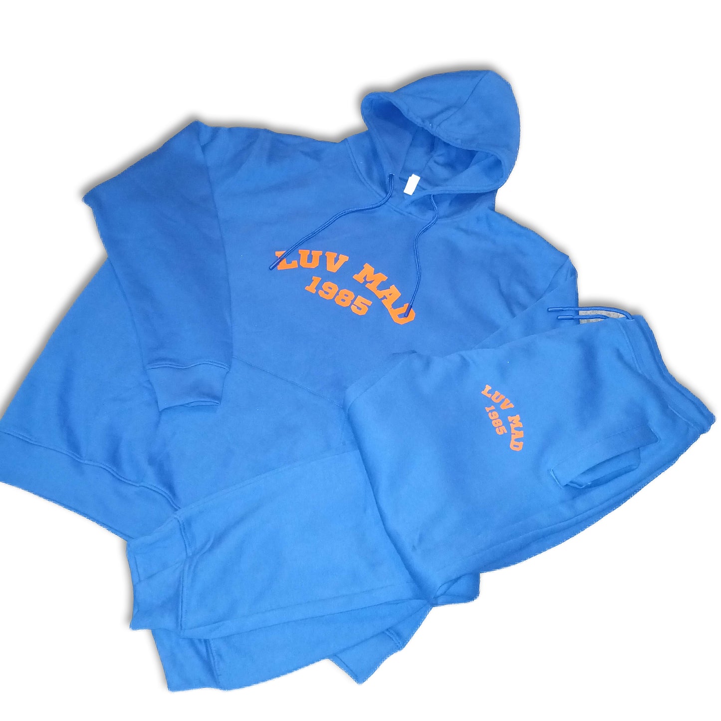 Orange N Blue Skies Tight Fleece Exclusive Sweatsuit