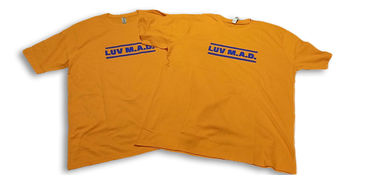 Orange N Blue Skies Cotton Tees