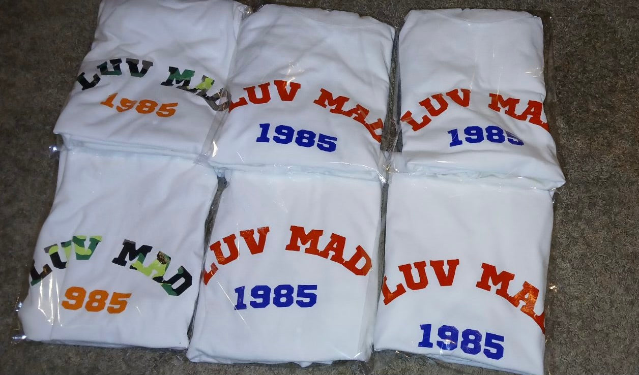 LuvMad White Tees (2XL)