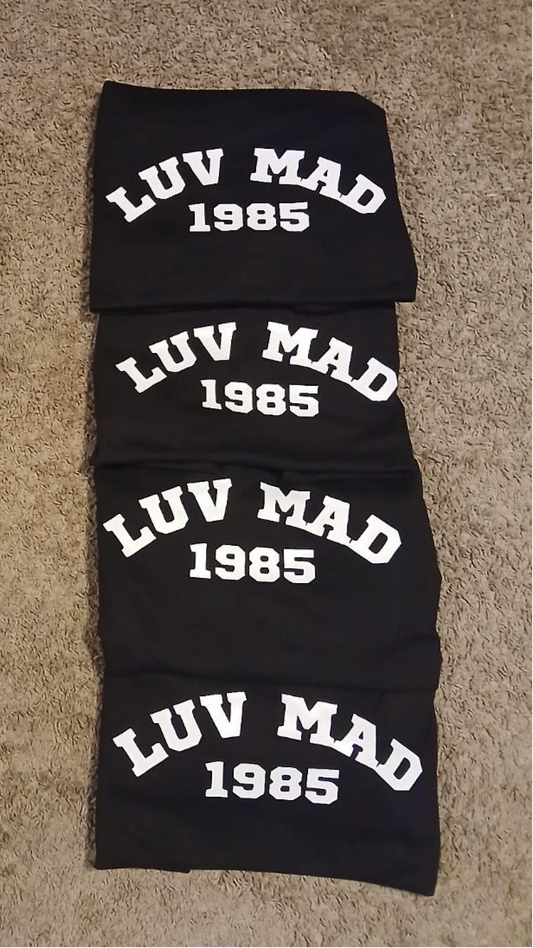 LuvMad Classic Black Tees (Men’s L)